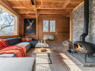 Élégant chalet toutes saisons pour 12 proche de Samoëns